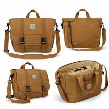 Bolso Carhartt Messenger Marrón Unisex - Bagora